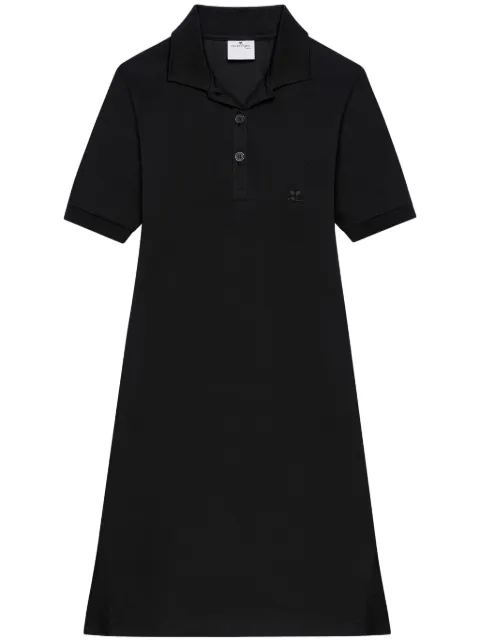 Courrèges polo mini dress Black 125JRO554JS0193