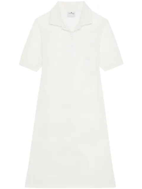Courrèges piqué-cotton polo dress Neutrals 125JRO554JS0193