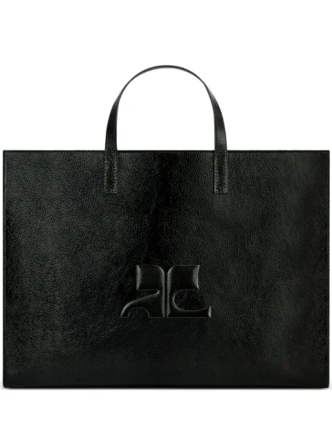 Courrèges Heritage tote bag Black 125GSA165CR0043