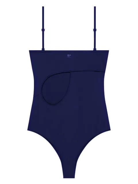 Courrèges Loop swimsuit Blue 125JMB043PA0043