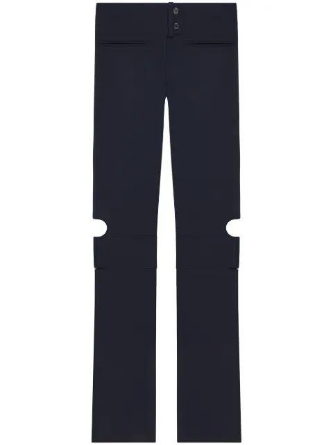 Courrèges double-buckle trousers Blue 125CPA311PL0170