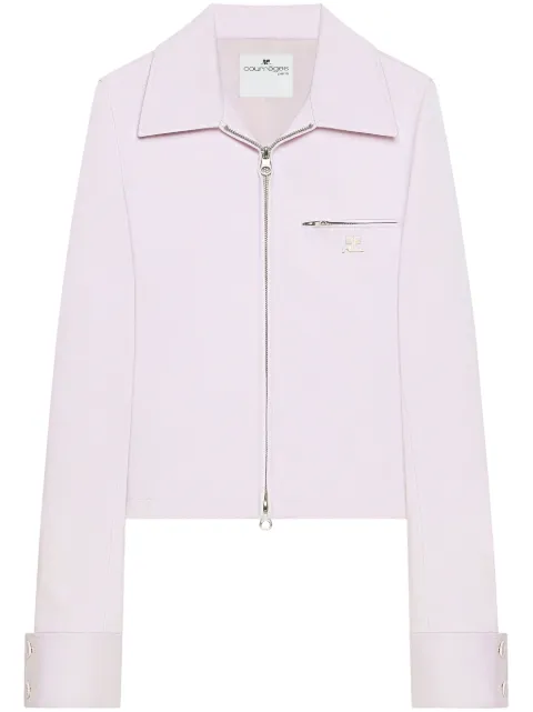 Courrèges zipped jacket Pink 125CBL255PL0178