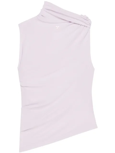 Courrèges draped top Pink 125JDE120JS0145