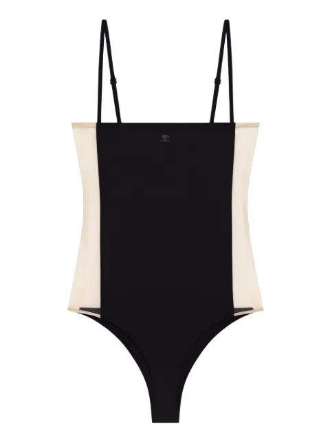 Courrèges Illusion swimsuit Black 125JMB041PA0043