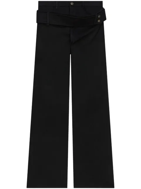 Courrèges double-belt jeans Blue 125DPA287DE0020