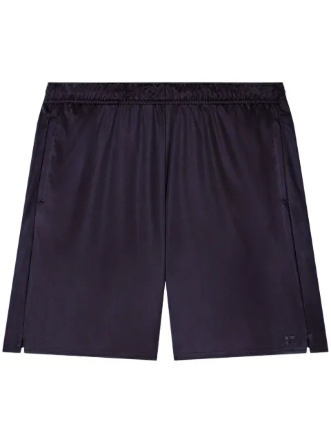 Courrèges jersey track shorts Blue 125JSH017JS0195
