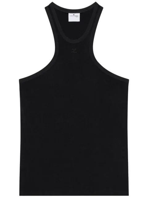 Courrèges scuba tank top Black 125JDE095JS0203