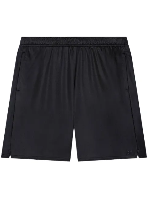 Courrèges jersey track shorts Black 125JSH017JS0195