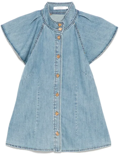 ZIMMERMANN Crush shirt Blue 2320TR251
