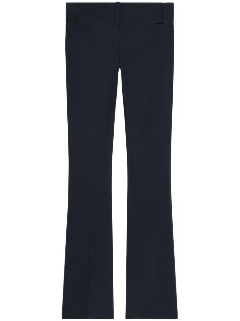 Courrèges belted flared pants Blue 125CPA316PL0178
