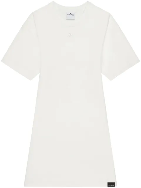 Courrèges cotton mini dress White 125JRO537JS0107