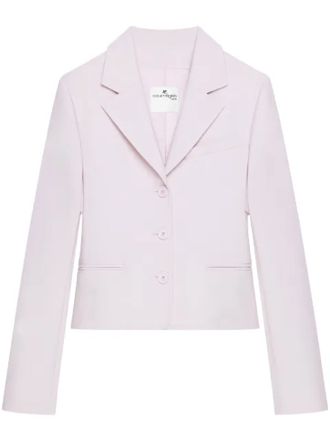 Courrèges martingale-strap blazer Pink 125CVE109PL0170