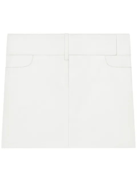 Courrèges belted mini skirt White 125CJU218PL0178