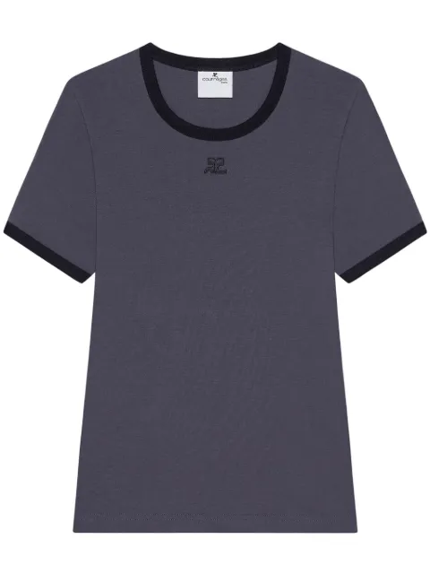 Courrèges Signature T-shirt Grey 125JTS017JS0203