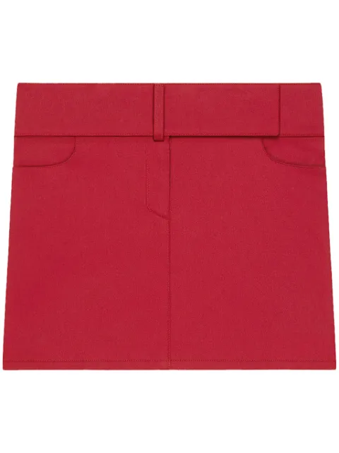 Courrèges belted mini skirt Red 125CJU218PL0178