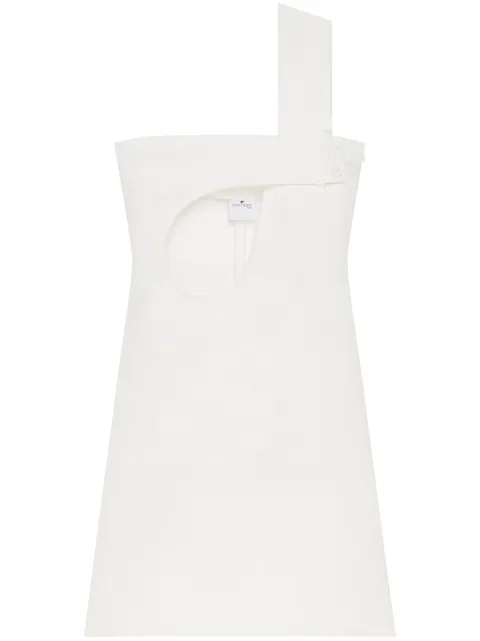 Courrèges cut-out satin dress White 125CRO558PL0162