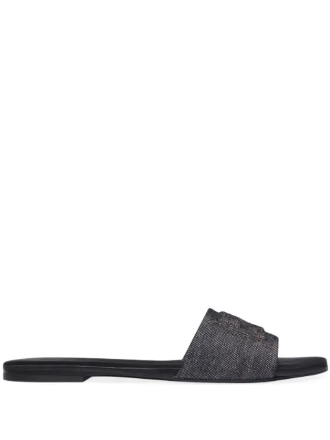 Courrèges Shadow slippers Grey 125SSD025DE0036