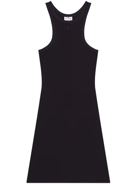 Courrèges jersey mini dress Black 125JRO577JS0203
