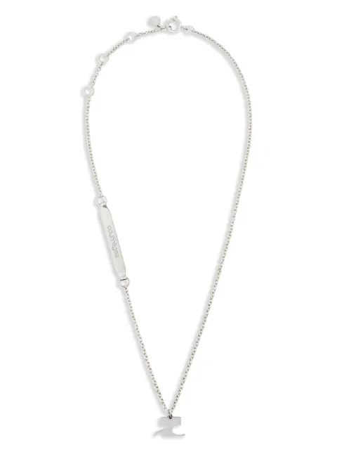 Courrèges AC chain necklace Silver 125BCO034LA0001