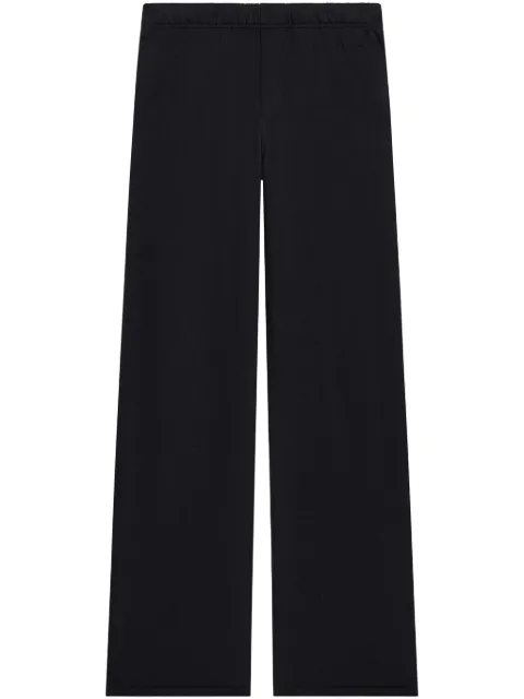 Courrèges bootcut track pants Black 125JPA309JS0120