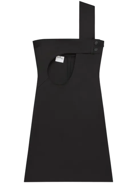 Courrèges cut-out mini dress Black 125CRO558PL0162