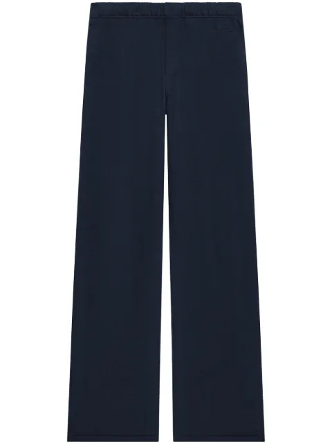 Courrèges bootcut track pants Blue 125JPA309JS0120