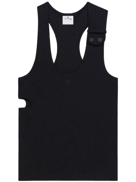 Courrèges 90's tank top Black 125JDE113JS0194
