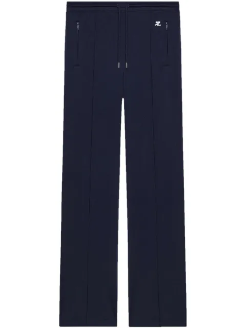 Courrèges Interlock track pants Blue 124JPA164JS0091