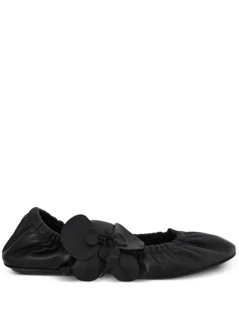 ZIMMERMANN Orchid ballet flats Black 5494FR25A1