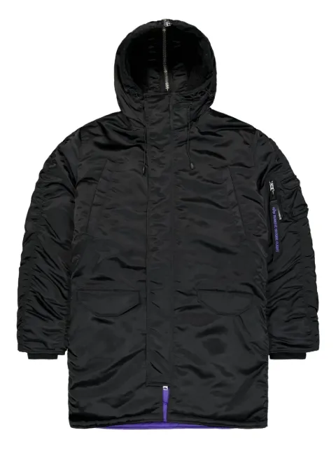 Alpha Industries hooded padded coat Black 148132UV