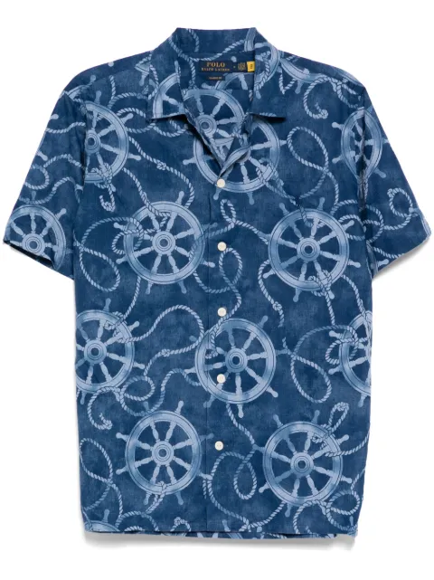 Polo Ralph Lauren Ships Wheel Vacation shirt Blue 710942683001