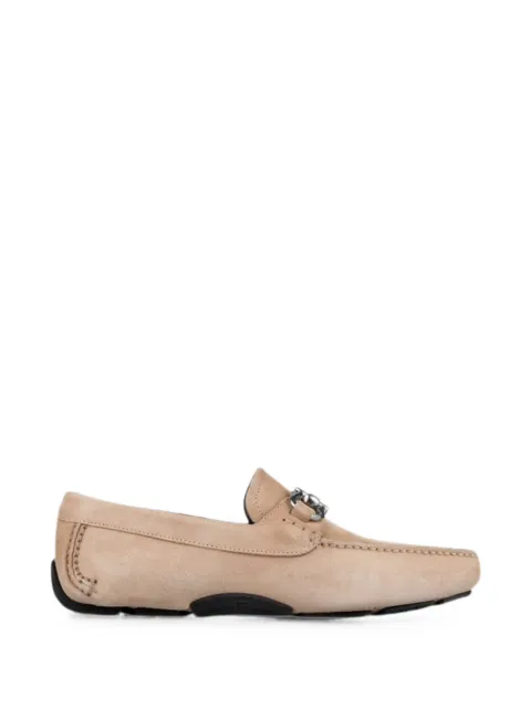 Ferragamo Parigi Eco suede driving loafers Neutrals 749442