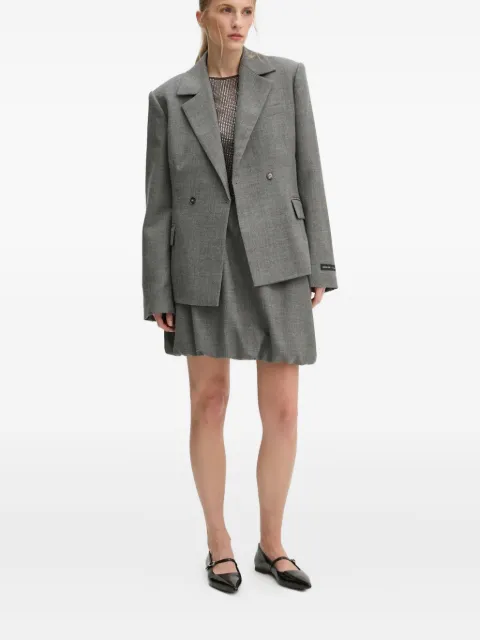 HERSKIND Evans gathered mini skirt Grey 5391140