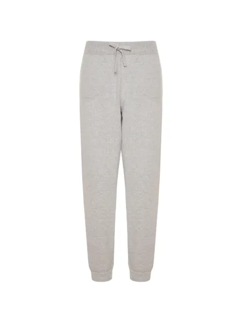 Barba drawstring-fastening track pants Grey 155054562