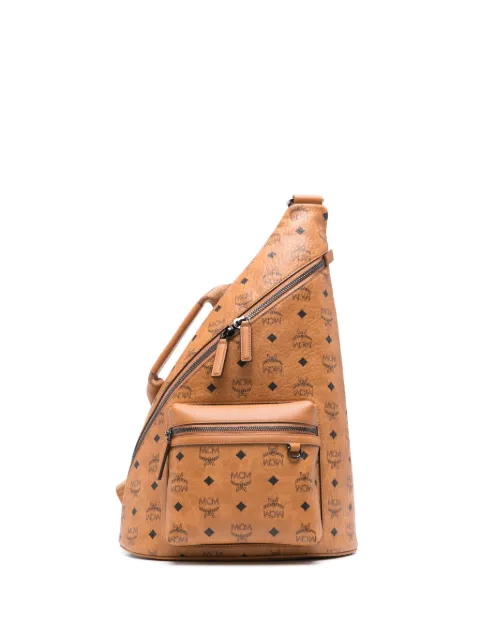 MCM Aren sling bag Brown MMLFSTA01