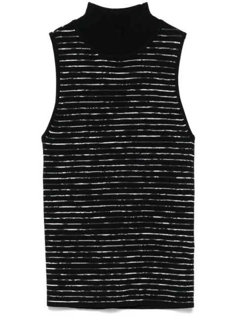 DKNY ribbed-knit top Black P4JSAN06