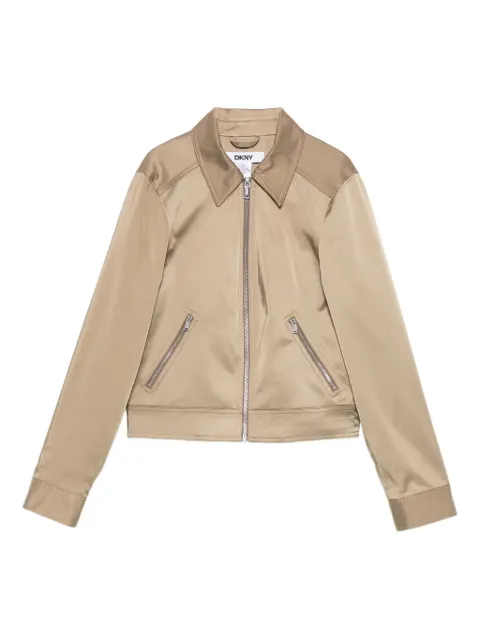 DKNY zip-up jacket Neutrals P4KJFXIB