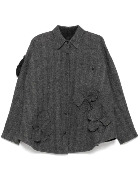 JNBY flower-detailing jacket Grey 5OA810320