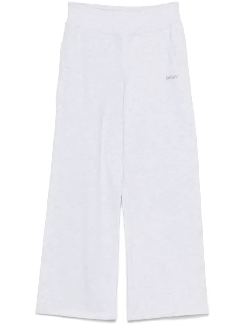 DKNY mélange-effect track pants Grey DP5P3546
