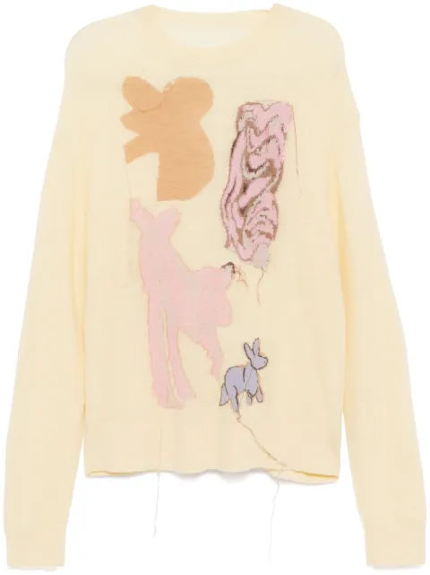 JNBY jacquard jumper Yellow 5OB314880