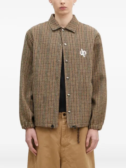 DARKPARK collared check jacket Brown MJA04FAW078586