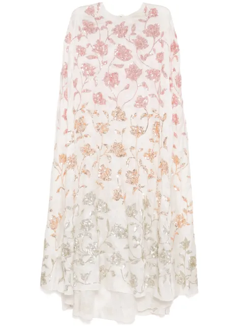SHATHA ESSA All-over embellished dress White RDFE2510