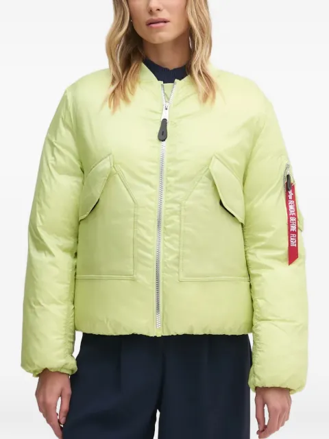 Alpha Industries MA-1 zip pocket jacket Green 148004