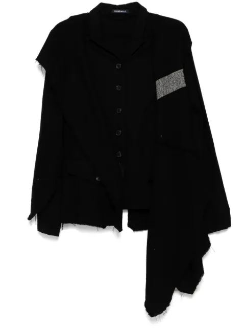 Rundholz draped blazer Black 1011115