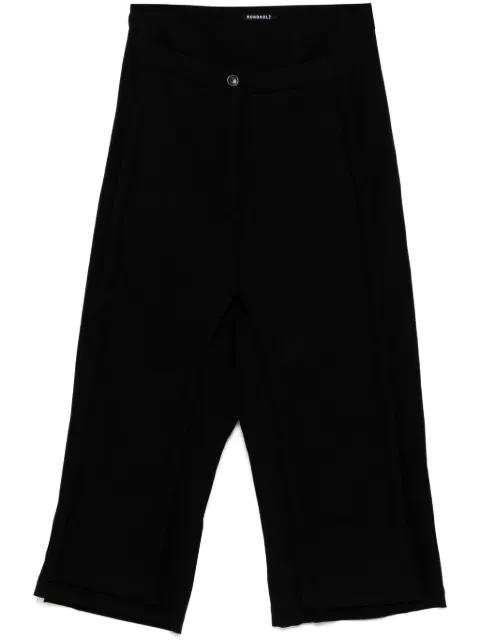 Rundholz panelled tapered trousers Black 1160104