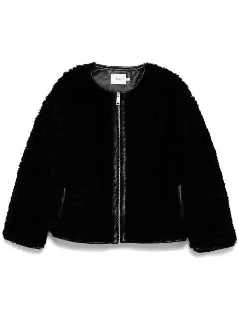 b+ab faux-fur jacket Black 4W186AI