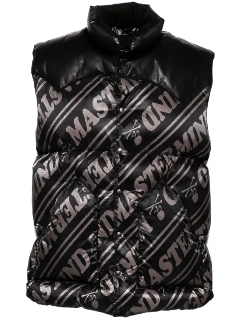 Mastermind World logo-print jacket Black MW22C09VE003