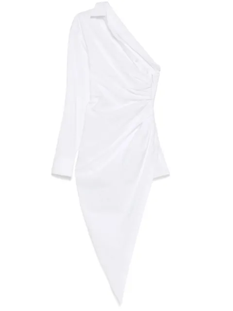 Alexander Wang tailored asymmetric midi dress White 1WC4246704