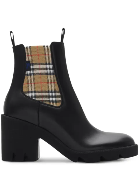 Burberry leather Stride Chelsea boots Black 8105185