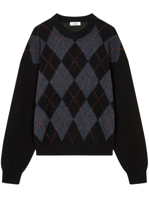 TOMBOY argyle-knit sweater Black 9104452892